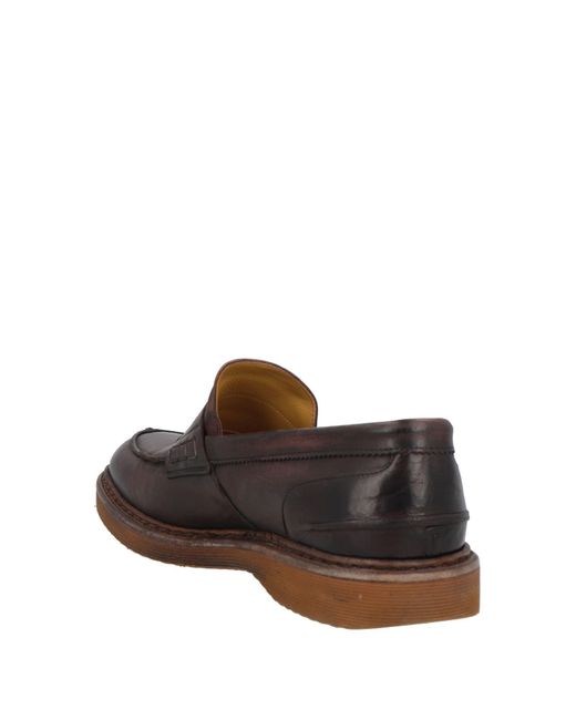 Green George Brown Loafers Leather for men