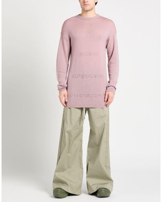 Pullover Rick Owens de hombre de color Pink