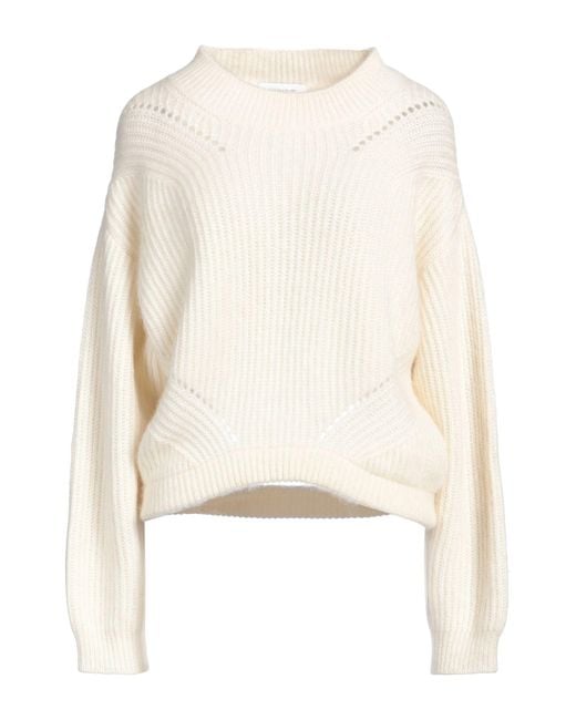 Fabiana Filippi White Ivory Sweater Alpaca Wool, Cotton