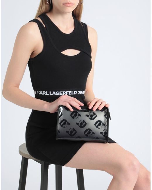 Karl Lagerfeld Gray Handbag