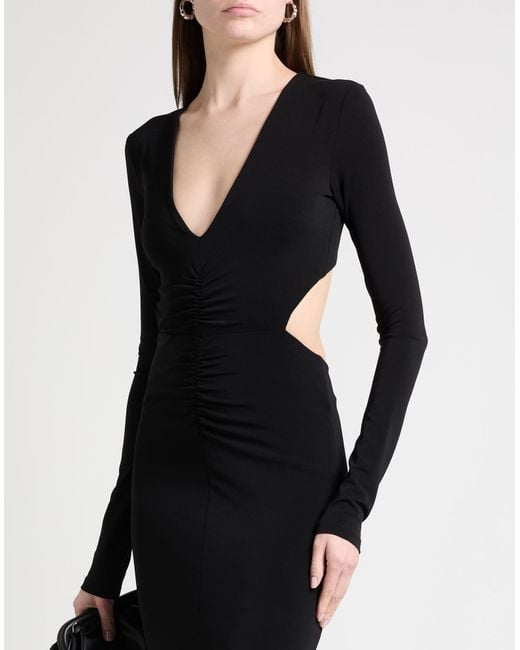 Patrizia Pepe Black Maxi-Kleid