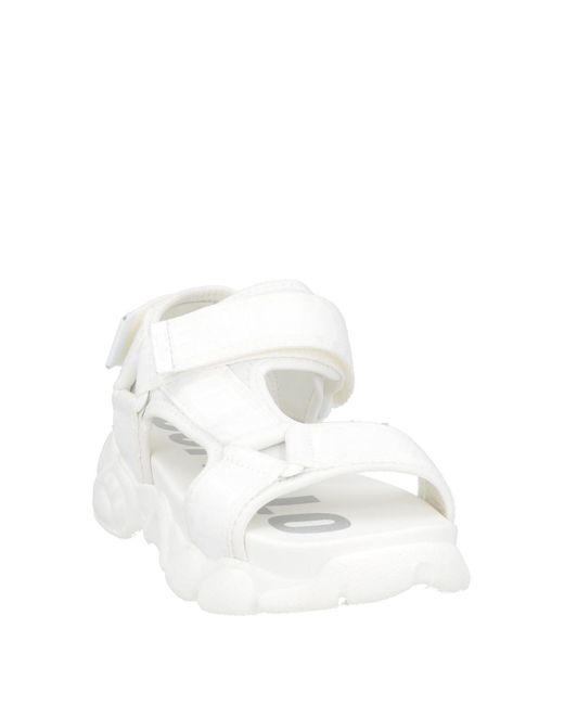 Buffalo White Sandals