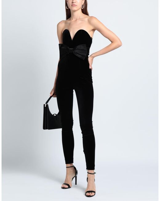 Alessandra Rich Black Jumpsuit