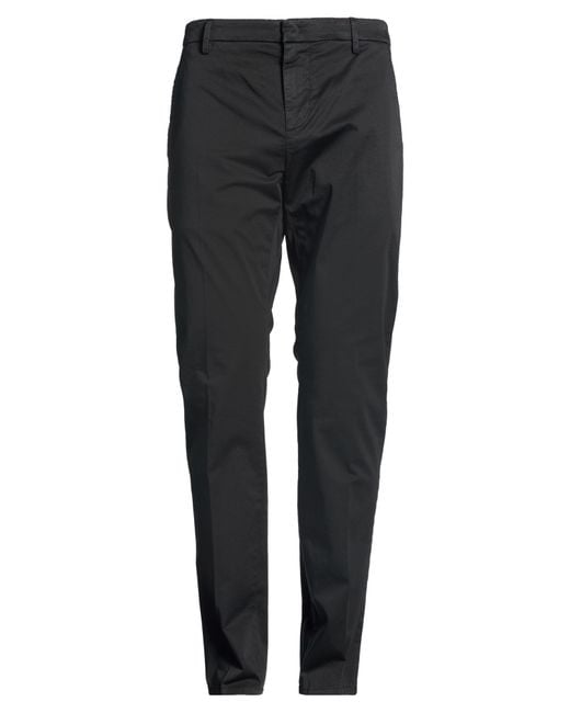 Dondup Gray Pants Cotton, Elastane for men