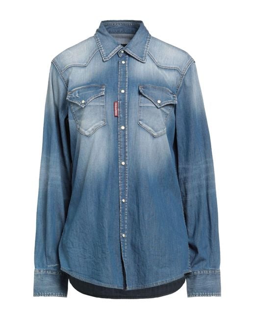 Camisa vaquera DSquared² de color Blue