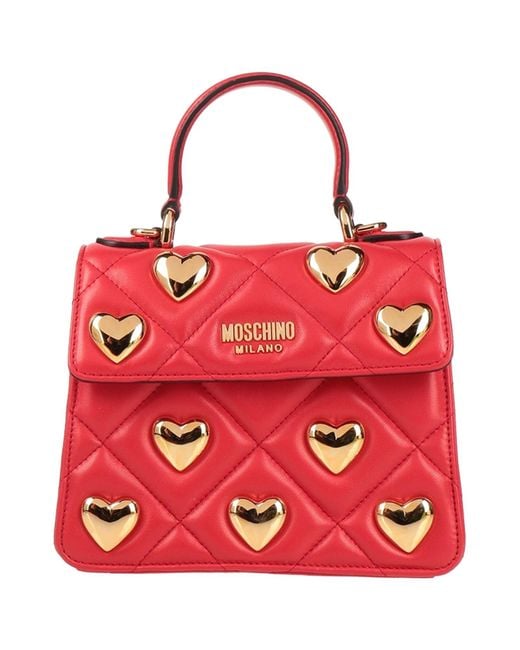 Moschino Red Handtaschen