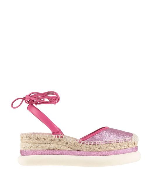 Paloma Barceló Pink Espadrilles