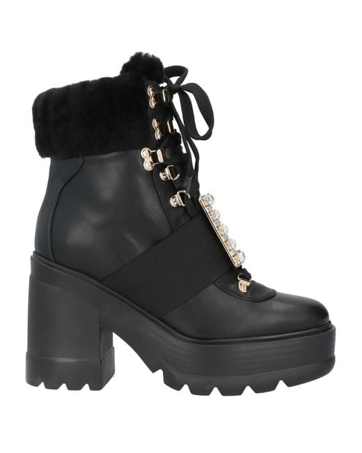 Roger Vivier Black Ankle Boots