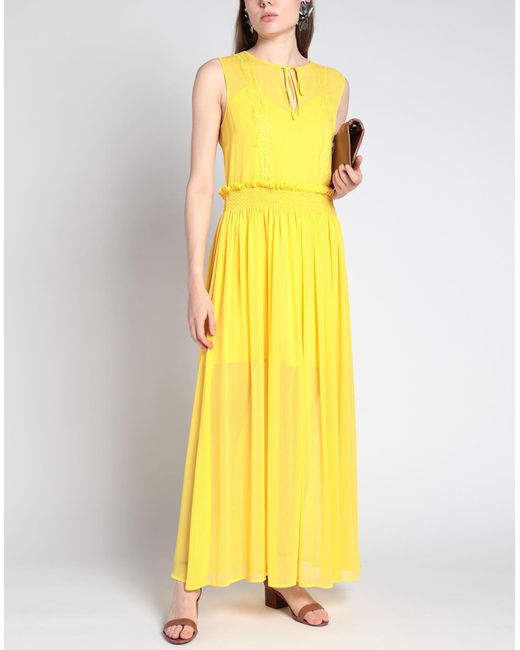 Manila Grace Yellow Maxi Dress