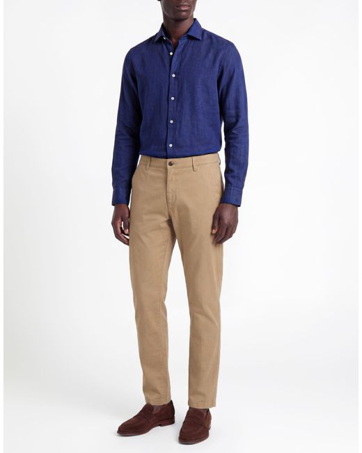 Yan Simmon Natural Pants Cotton, Elastane for men