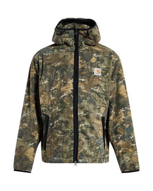 Carhartt Green Military Jacket Polyester for men