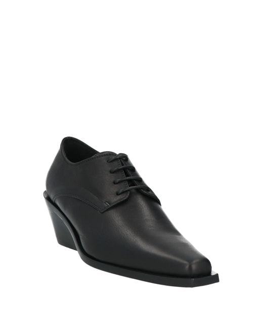 Ann Demeulemeester Black Schnürschuh