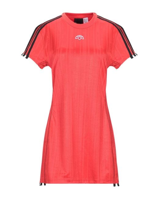 Adidas Red Short Dress