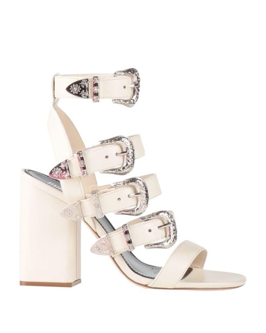Paris Texas Natural Sandals
