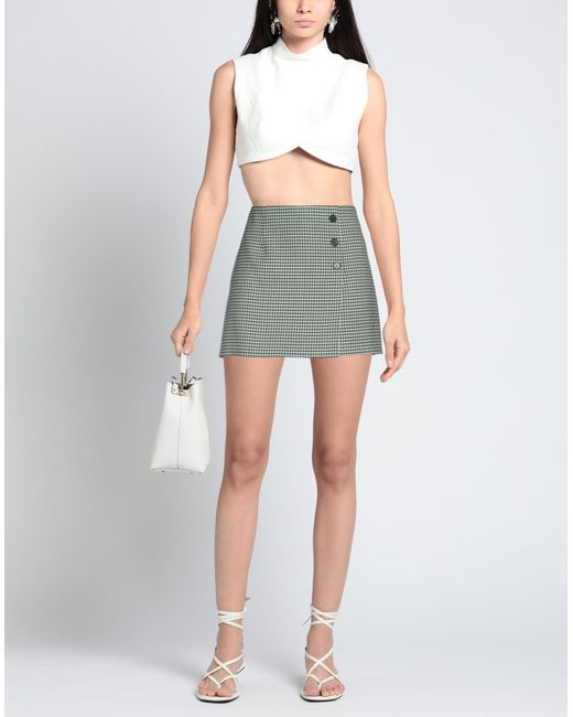 P.A.R.O.S.H. Green Mini Skirt