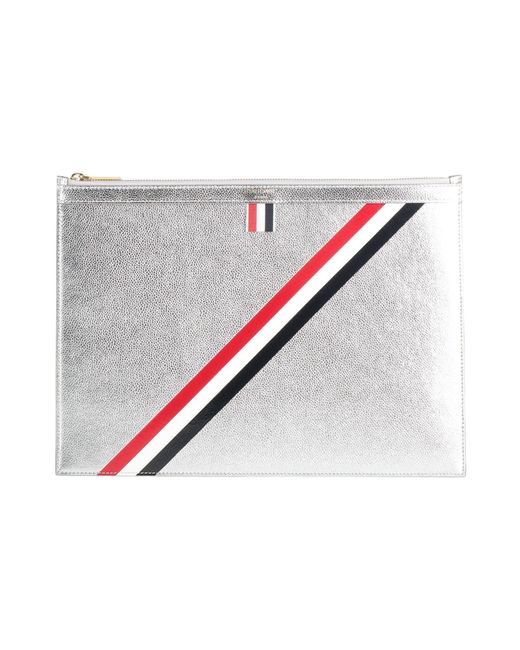 Thom Browne White Handbag Calfskin for men