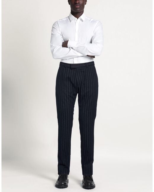 DIGEL Blue Midnight Pants Wool, Polyester, Viscose, Polyamide, Elastane for men