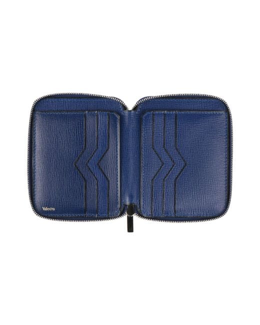Valextra Blue Brieftasche