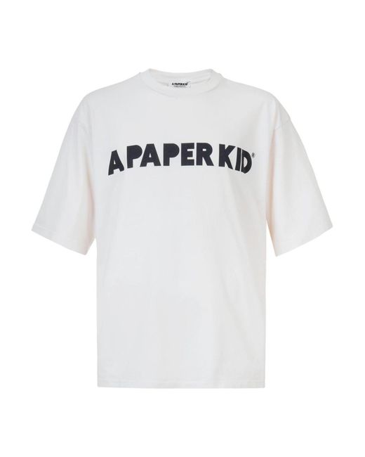 T-shirt A PAPER KID pour homme en coloris White
