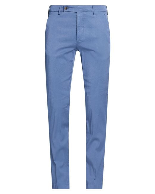 Berwich Blue Pants Lyocell, Cotton, Elastane for men