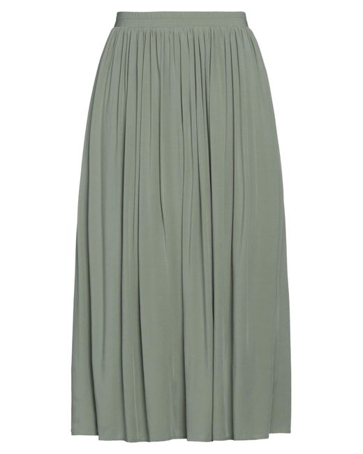 Camicettasnob Green Midi Skirt Viscose