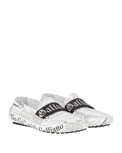 John Galliano White Loafer for men