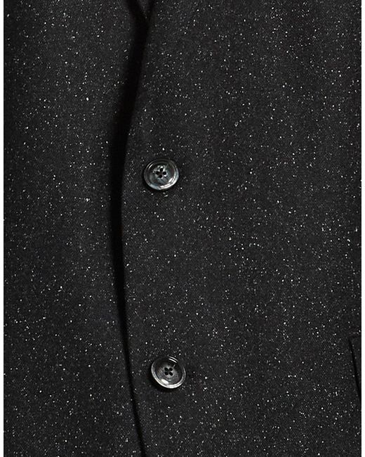 DIGEL Black Blazer Wool, Polyamide, Silk, Polyester, Elastane for men