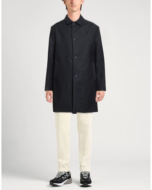 Maison Kitsuné Blue Overcoats & Trench Coats for men