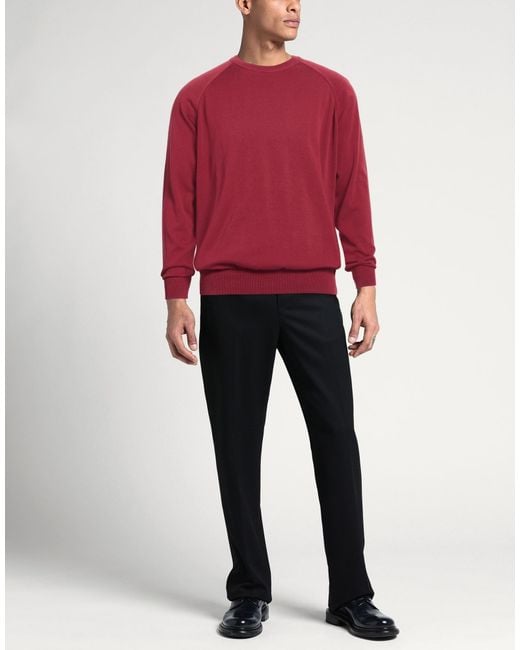 FILIPPO DE LAURENTIIS Red Sweaters for men