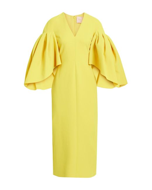 Roksanda Yellow Midi-Kleid