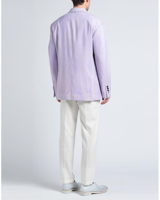 MSGM Purple Blazer for men