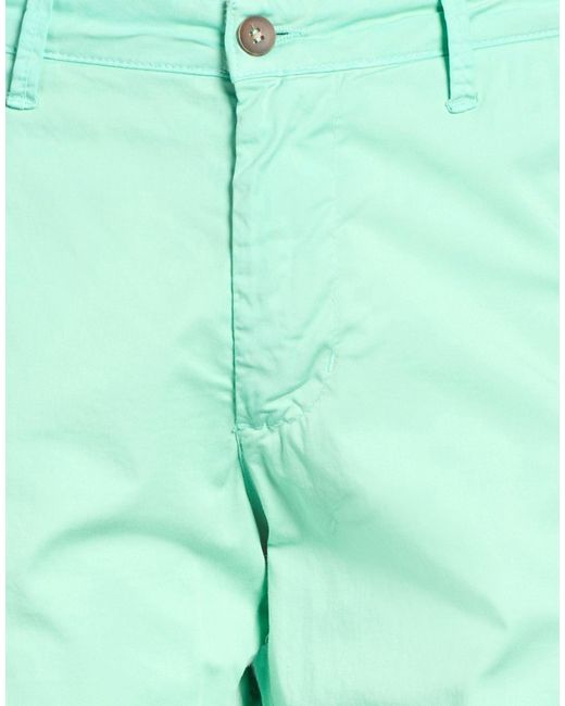 Squad² Green Pants Cotton, Elastane for men