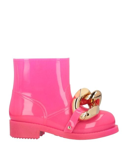 J.W. Anderson Pink Ankle Boots