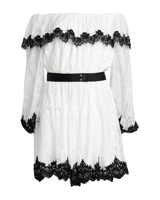 Anna Molinari White Mini Dress