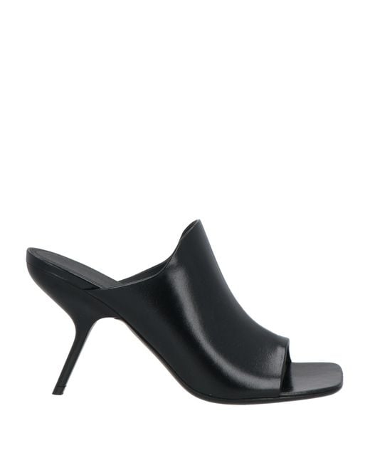 Ferragamo Black Era 85 Sandals Leather
