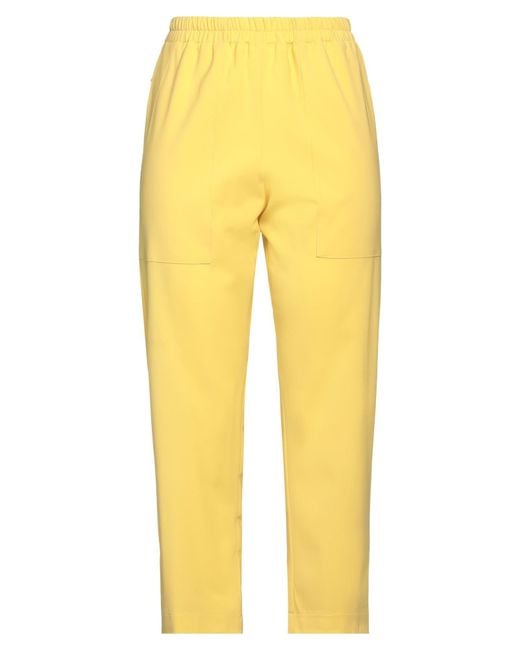Drumohr Yellow Pants Wool