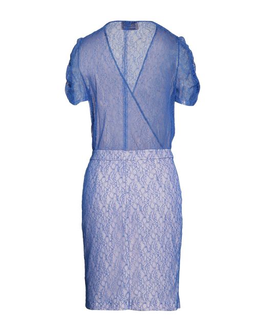 ALESSIA SANTI Blue Mini Dress