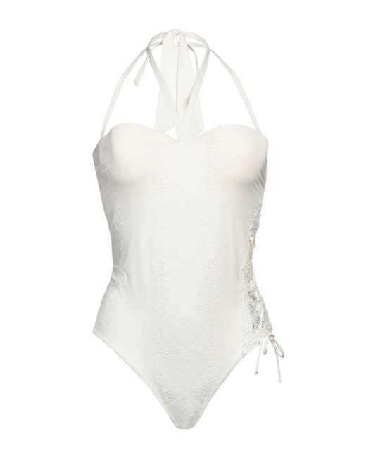 Ermanno Scervino White One-piece Swimsuit