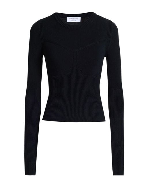 MARINE SERRE Blue Sweater Viscose, Elastane