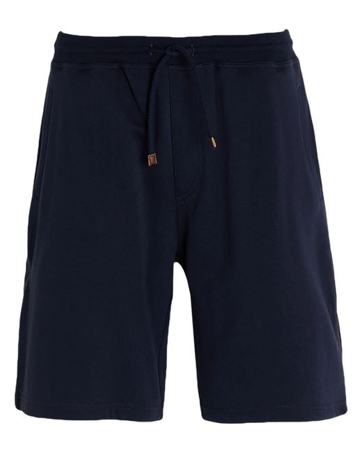 Brunello Cucinelli Blue Shorts & Bermuda Shorts for men