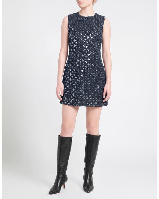 Ottod'Ame Blue Mini Dress Polyester