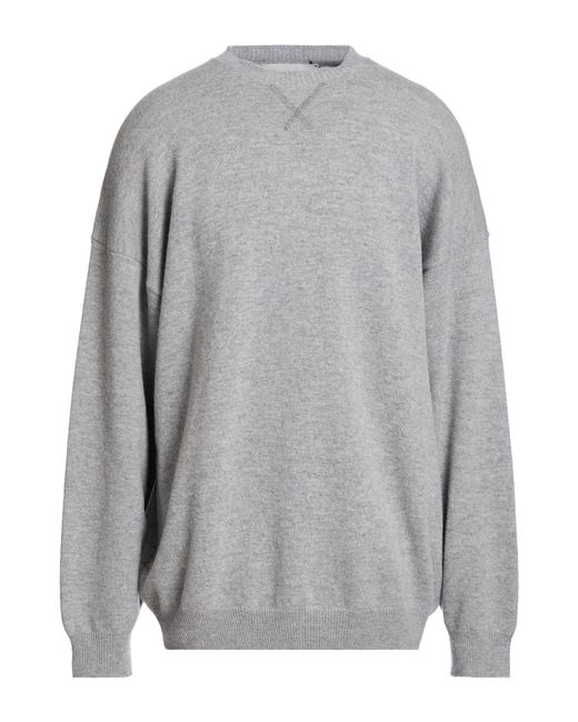 Amaranto Gray Sweater Wool for men