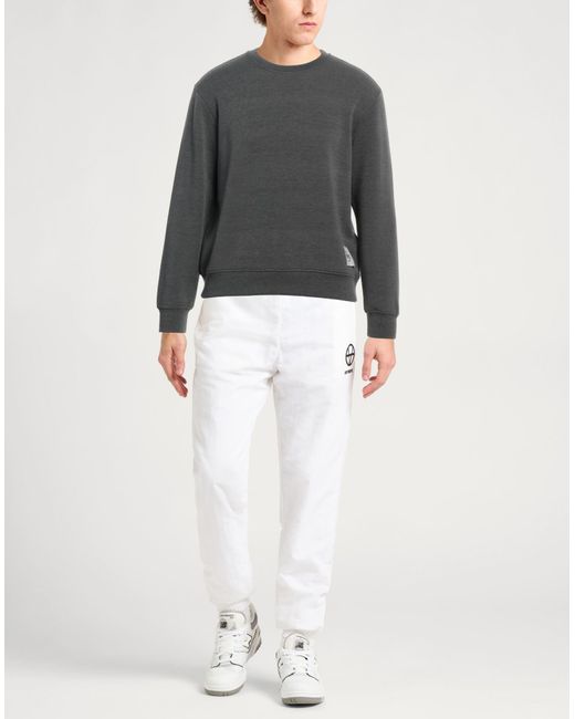 Liu Jo Gray Lead Sweater Viscose, Polyester, Rubber, Polyurethane for men