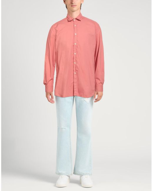 Messagerie Pink Patrizio Piscaglia Shirt Cotton for men