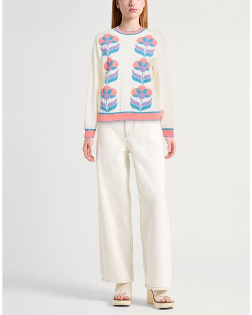 Boutique Moschino Blue Sweater Virgin Wool, Cashmere