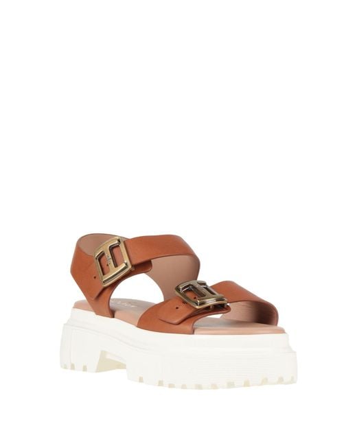 Hogan Brown Sandals