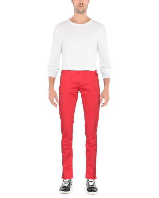 Tramarossa Red Jeans for men