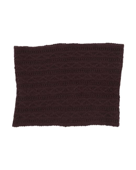 Agnona Purple Plum Scarf Cashmere