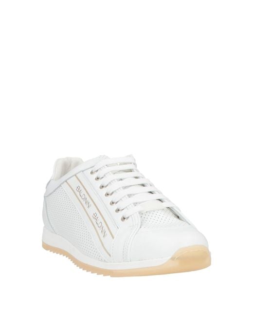 Baldinini White Sneakers Leather for men