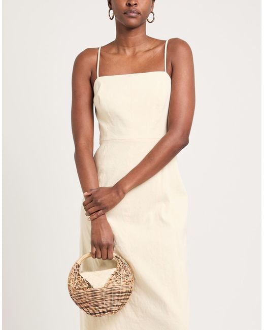Robe midi Theory en coloris White